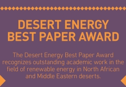 Yehia Eissa lauréat du Desert Energy Best Paper Award 2013 décerné par Dii GmbH