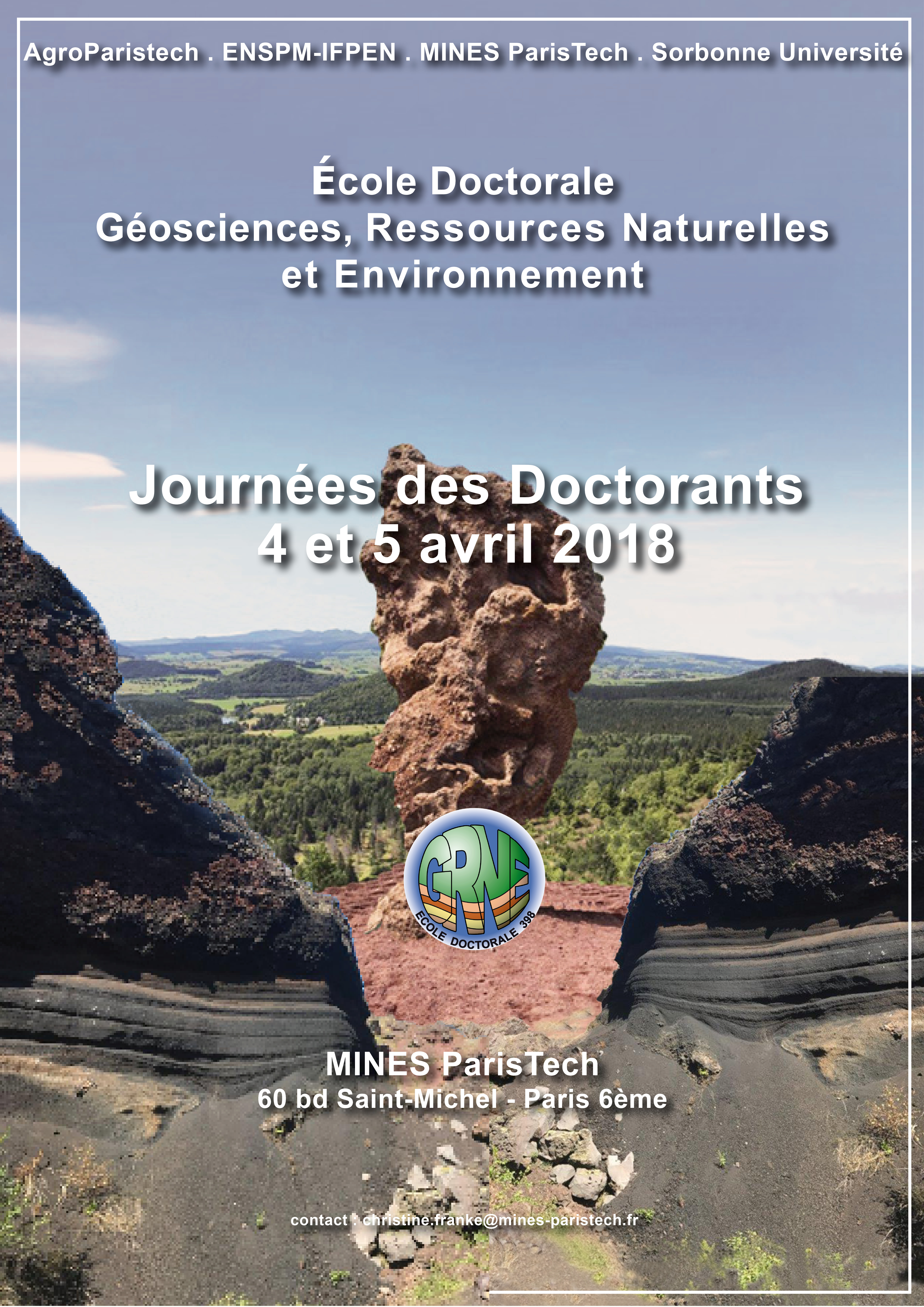 Journes des Doctorants de l'ED Gosciences, Ressources Naturelles et Environnement
